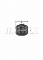 Suzuki DR 750 S Big, Bj. 88-89 (SR41B) ÖLfilter Mahle