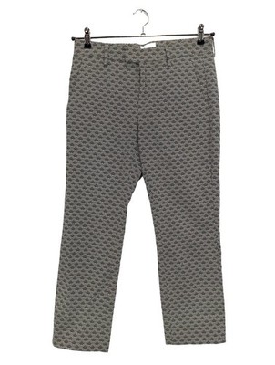 DONDUP Stoffhose Damen Hose Gr. DE 36 weiß-schwarz Elegant