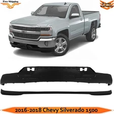 Front Lower Valance & Valance Extension For 2016-2018 Chevrolet Silverado 1500