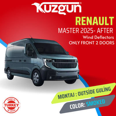 RENAULT MASTER WINDSCHOTT AB 2025 2 STÜCK BAND AUF RAUCH GETÖNT