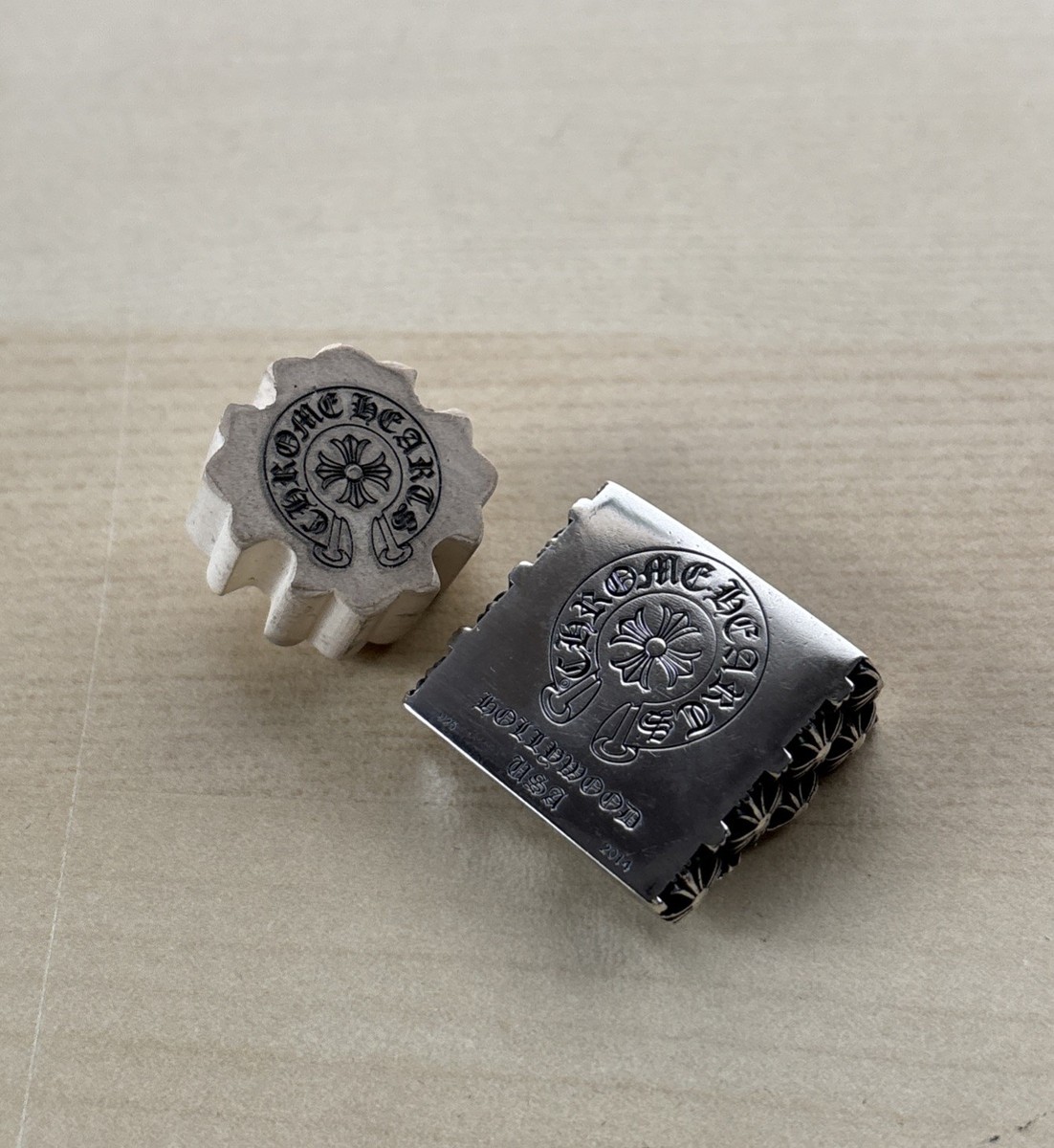 Chrome Hearts Silver Pencil Sharpener and Eraser | eBay