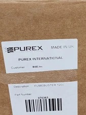 070363   PUREX    FumeBuster  high volume 115vac   (NEW in Box)