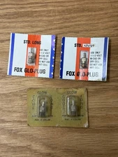 GLO PLUG LOT 2 FOX 2 UNBRANDED STD LONG AND SHORT (4 plugs total)