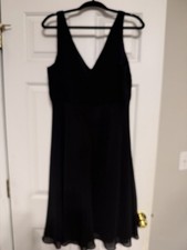 Chaps Women's Sleeveless Dress,  Black Size 16