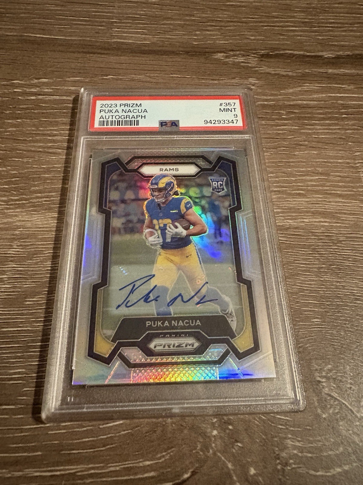 2023 Panini Prizm - Rookies Puka Nacua #357 Silver Prizm Autographs (AU, RC)
