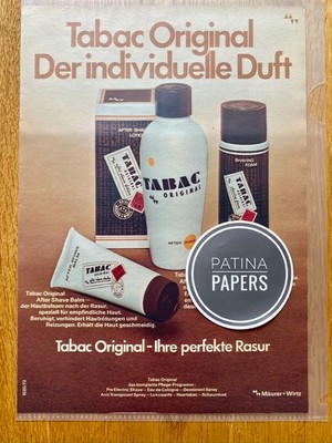 Tabac Original Der individuelle Duft 1972 Vintage Ad Retro Werbung Reklame
