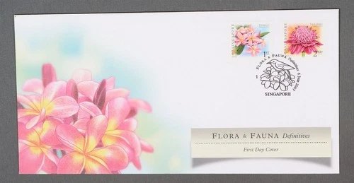 MayfairStamps Singapore FDC 2007 Flower Dual First Day Cover aax_50335