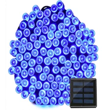 12M Outdoor Solar Powered 100 LED String Light Garden Yard Lamp IP65 Waterproof