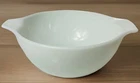 PYREX Vintage Solid White Bowl 9.25" x 7”x 3.5" Milk Glass 1.5 Quart