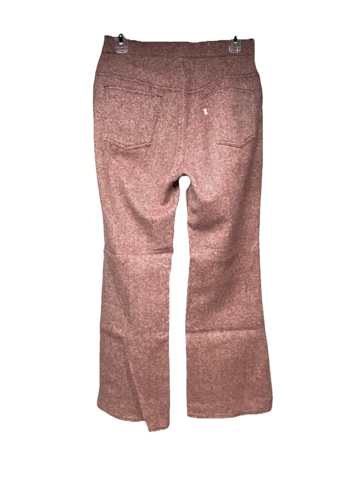 Pantalones de mujer vintage años 70 Levi’s for Gals patrón de tweed campana 28x2 rojos Foto 3 de 4