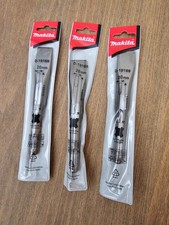 New 3 x Makita MAKD-19168 140 x 20 mm SDS Plus Cold Chisel - Silver