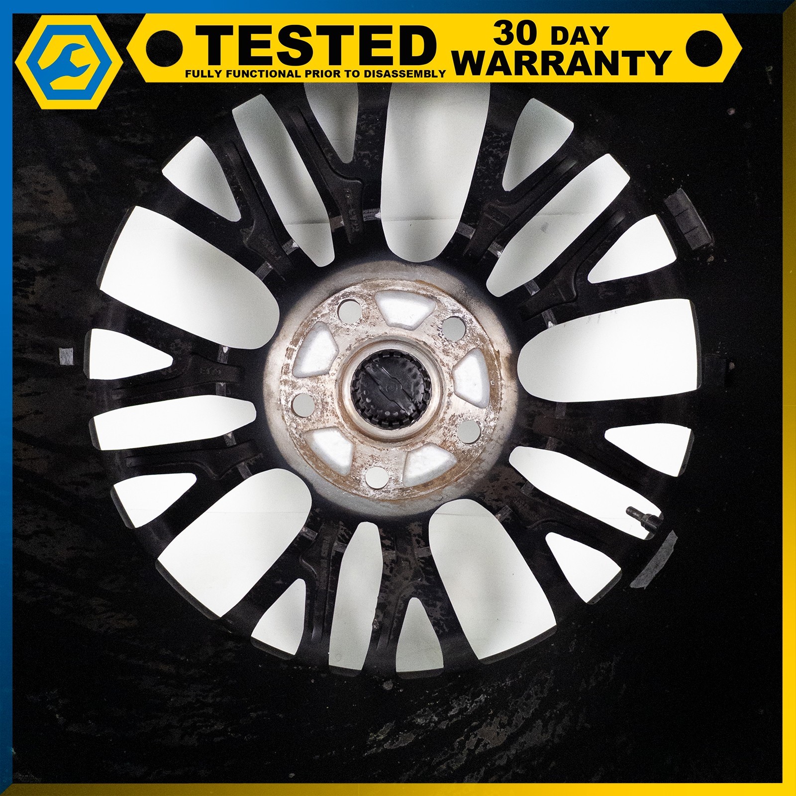 05-13 CHEVROLET CORVETTE C6 FRONT REAR LEFT RIGHT WHEEL RIM 18" 19" BLACK SET