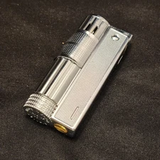 NEW Retro Style Trench Heavy-duty Petrol Lighter Chrome