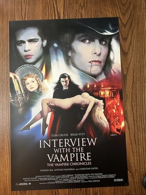Interview with a Vampire Mondo  Poster Enzo Sciotti Limited Edition Screen Print