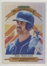 2019 Panini Donruss Diamond Kings Season Stat Line /192 Whit Merrifield #10 z7h