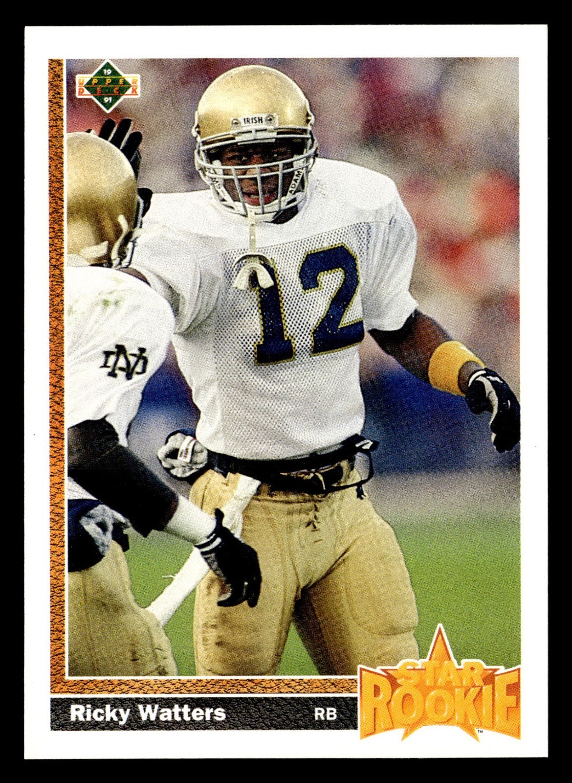 1991 Upper Deck - Ricky Watters #9 (RC)