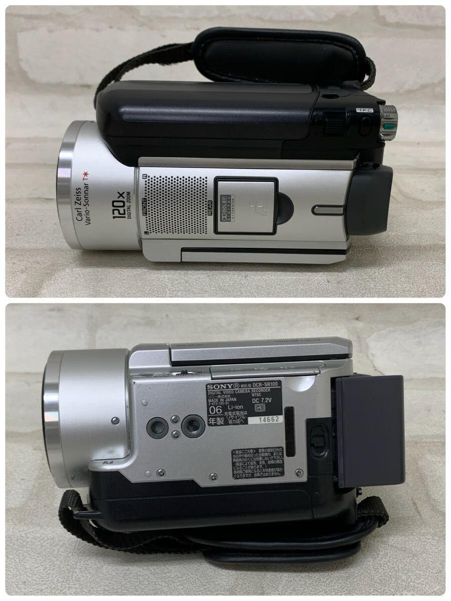 SONY DCR-SR100 Handycam Digital CamCoder HDD30GB Silver Japanese