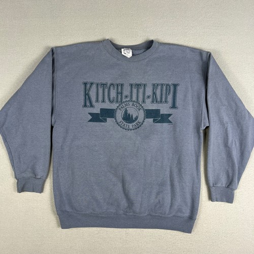 VTG Kitch-iti-kipi Palms Book State Park Sweatshrt Fits Small 1990s Made in USA