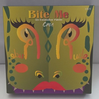 RUDE Bite Me Croc 25 Eyeshadow Palette Pink Purple Green Gold Blue Matte Shimmer