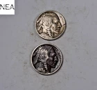 1916+1918 Buffalo Nickel Set/Lot ~ Very Fine VF ~ ZBL42
