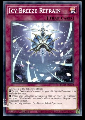 Icy Breeze Refrain BLVO BLVO-EN072 1st Edition HP YuGiOh | Buy 1 Get 1 Free 