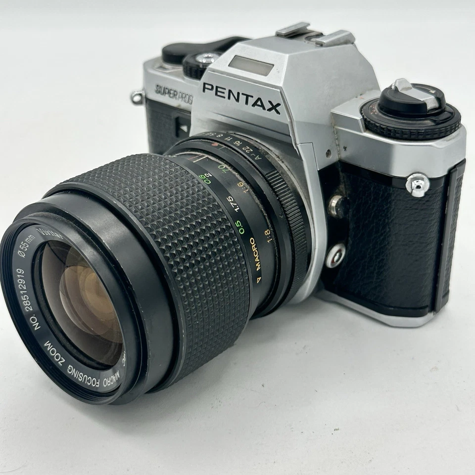 Pentax Super Program 35mm Film Camera w/ Vivitar 35-70mm Lens – Untested - Image 2 of 4