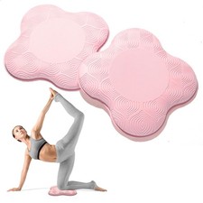 MBKHFLL 2 packs Yoga Knee Pad Cushion Extra Thick for Knees Elbows Wrist Pink