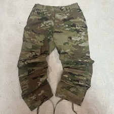 Vintage US Military Pants Mens Small 28x30 Woodland Camo BDU Cargo Ripstop 90s