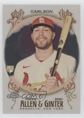 2021 Topps Allen & Ginter Chrome Dylan Carlson #125 Rookie RC 0m4q