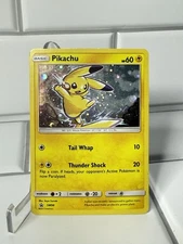 Pikachu SM98 Black Star Promo Pokemon Sun And Moon Holo (MP)+(SWIRL)