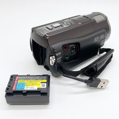 Sony Handycam HDR-CX560V Brown Camcorder Video Camera Full HD 10x