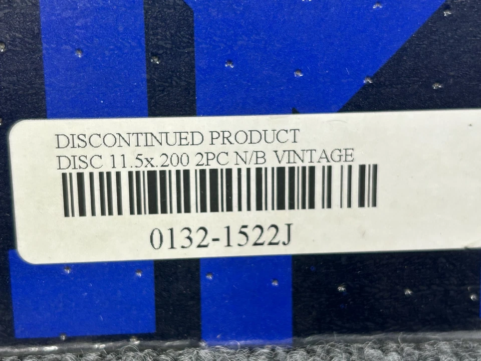 Performance Machine Brake Disc 11.5X.200 DISCONTINUED VINTAGE 0132-1522J - Image 2 of 2