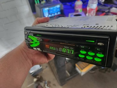 ALPINE CD RECEIVER CDE-7853 RETRO VINTAGE CAR STEREO AM/FM WORKING