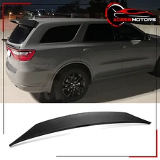 Fits 14-25 Dodge Durango Duckbill Style Matte Black Rear Middle Spoiler Wing ABS