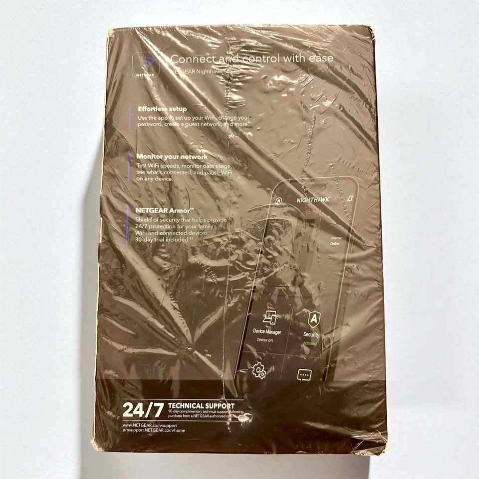 BRAND NEW IN BOX NETGEAR Nighthawk Dual-Band WiFi 7 Router (RS130) - Image 4 of 4