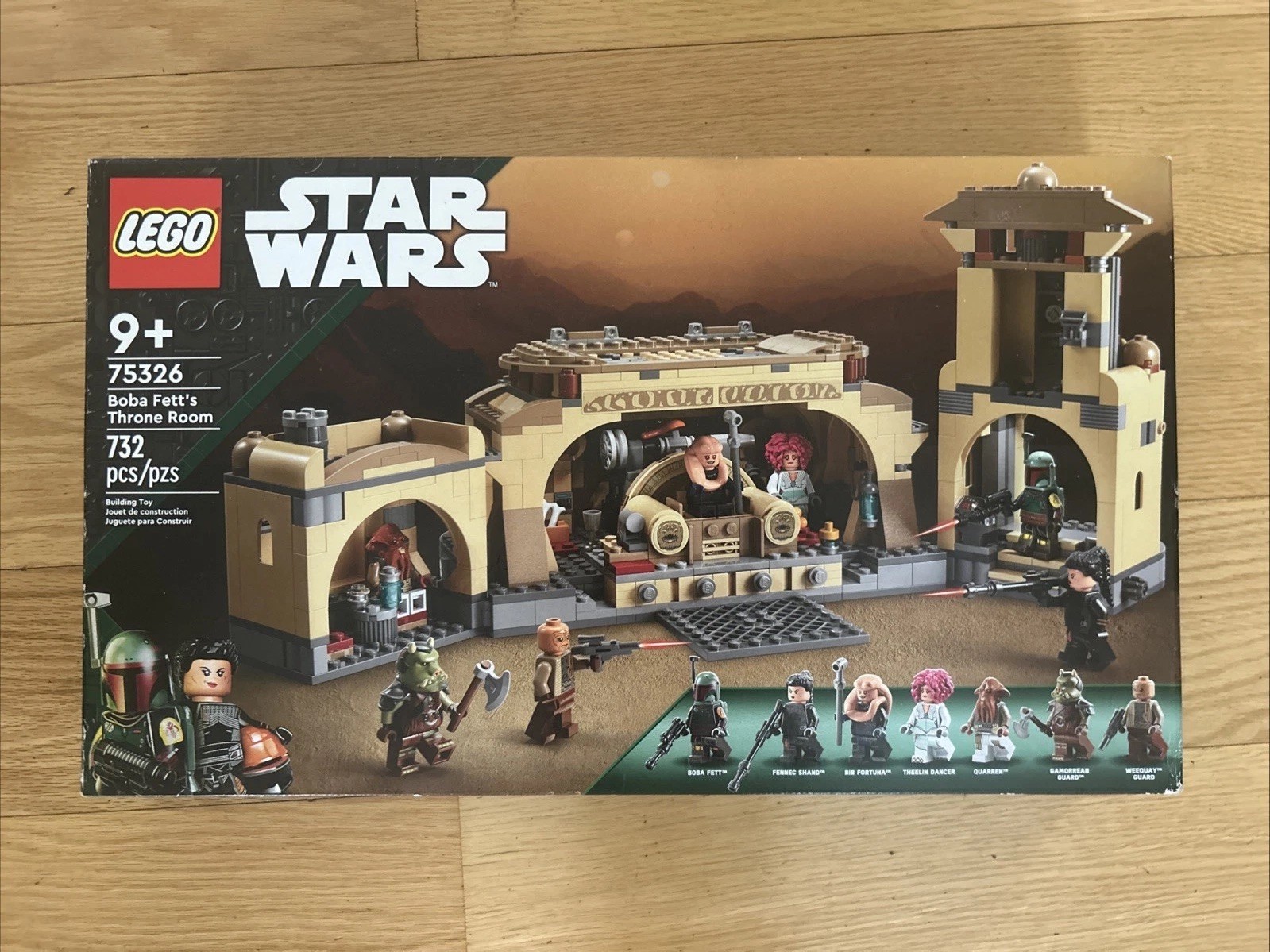 LEGO Star Wars Boba Fett Throne Room Building Set 75326