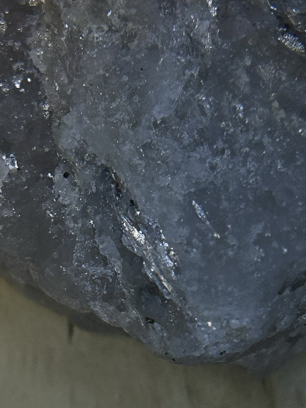 Ribbon-like NATIVE SILVER in Smoky Quartz - North Carolina Piedmont Specimen