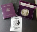 1992 S Proof $1 American Silver Eagle Dollar