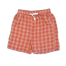 Rylee + Cru Perry Short Poppy Check Girls Bottoms Size 8-9 Years
