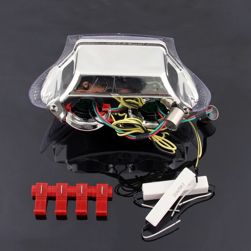 Clear Taillight integrated Turn Signals For Daytona Speed Triple 595 955 955i· Foto 2 de 3