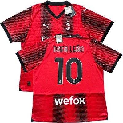 2023/24 AC Milan Home Jersey #10 Rafael Leao 2XL Puma ROSSONERI