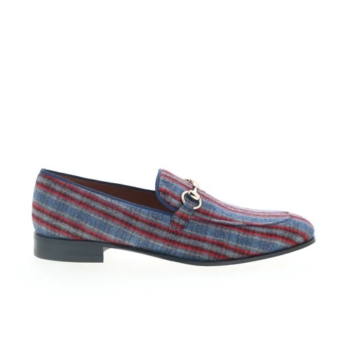 Mezlan Mez100 Mens Blue Canvas Loafers & Slip Ons Casual Shoes 9