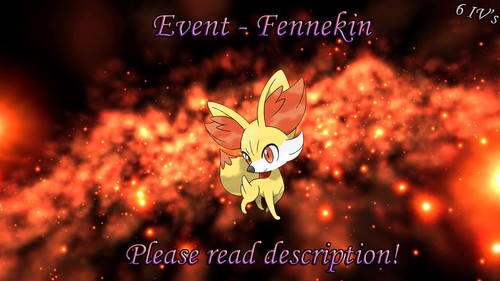 Fennekin Event 6iv Pokemon X Y Omega Ruby Alpha Sapphire Sun Moon Us Um Ebay