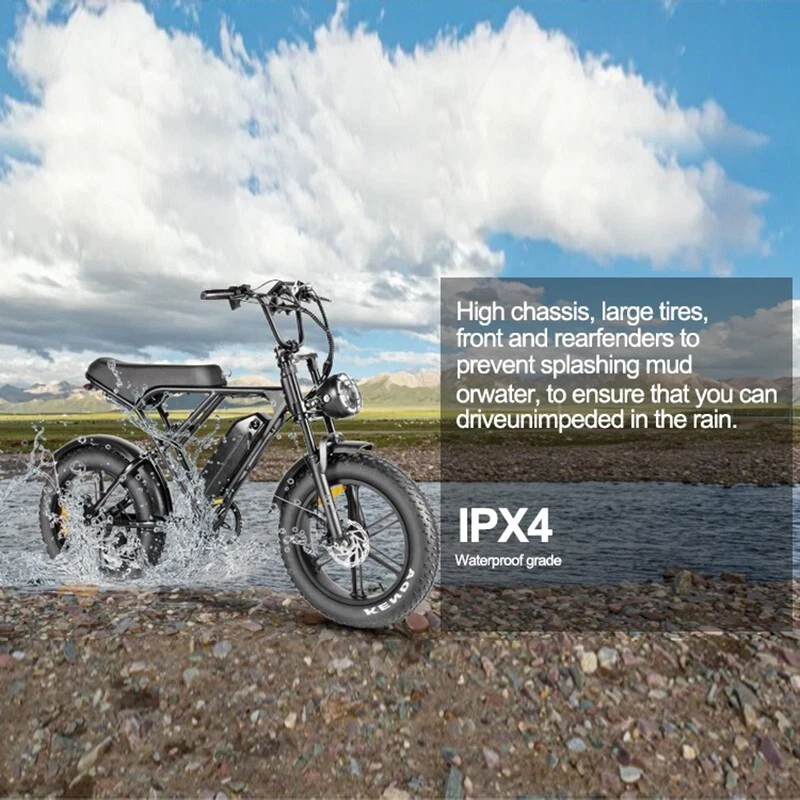 750W 48V15Ah Electric Bicycle H9 ebike Hydraulic Brake Fat Tyre 45km/h  AU Stock - image 4 of 4