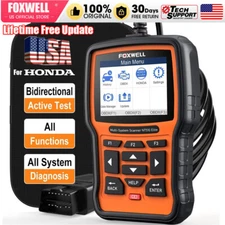 FOXWELL NT510 Elite FOR Honda Acura Bidirectional Diagnostic Tool OBD2 Scanner