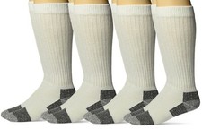 Carolina Ultimate Mens Big  Tall Sport Crew Cushion Work Mid-Calf Boot Socks 4P