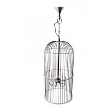 Holrook Towers Pewter Bird Cage Hanging Light