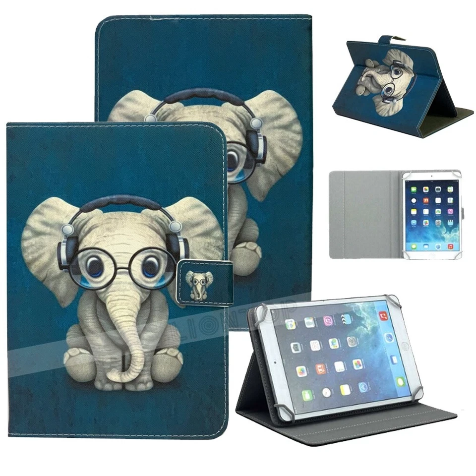 Univeral Case for Samsung Galaxy Tab A T510 T500 10.4" Leather Flip Tablet Cover - Image 3 of 4