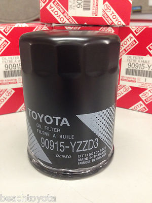 GENUINE TOYOTA LEXUS OEM OIL FILTER 90915-YZZD3 SET OF 4 | eBay