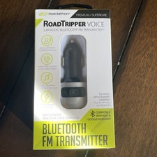 Bracketron - Roadtripper VOICE Car Audio Bluetooth FM Transmitter Damage Box